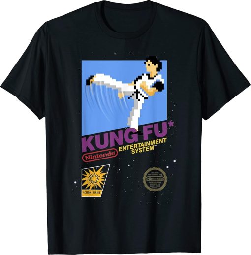 NES Kung Fu Action Series Retro Graphic T-Shirt T-Shirt