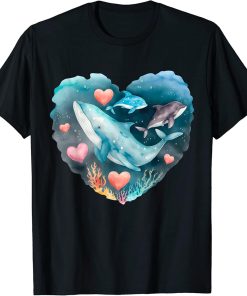 Loving Whale Ocean Sea Lover Gifts Idea Men Boys Kids Orca T-Shirt