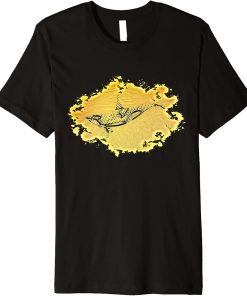 Orca Motif Whale Predator Animals Design Orcas Premium T-Shirt