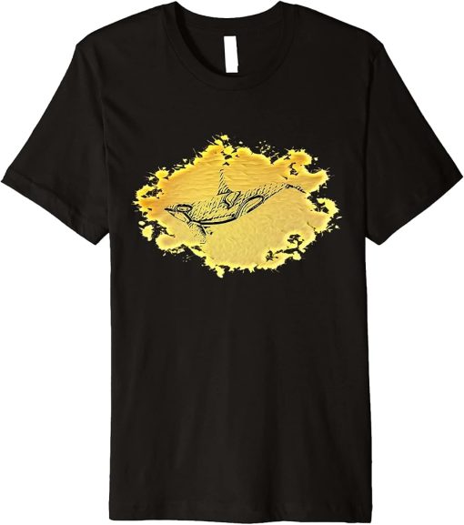 Orca Motif Whale Predator Animals Design Orcas Premium T-Shirt