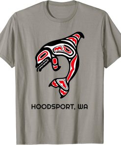 Hoodsport, Washington Native American Orca Killer Whales T-Shirt