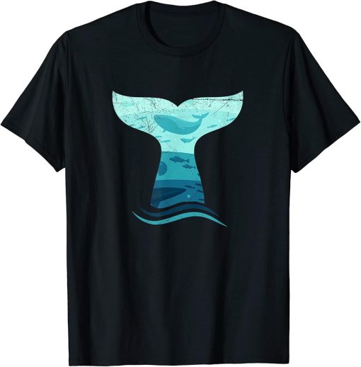 Whale Tail in Waves | Orca Ocean T-Shirt